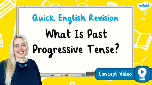 What Is Past Progressive Tense Ks English Concept Video