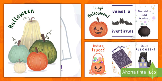 Halloween Carteles L Insegnante Ha Fatto Twinkl