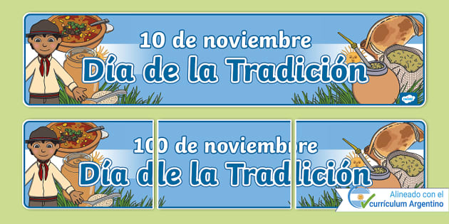 10 de noviembre Día de la Tradición Argentina Twinkl