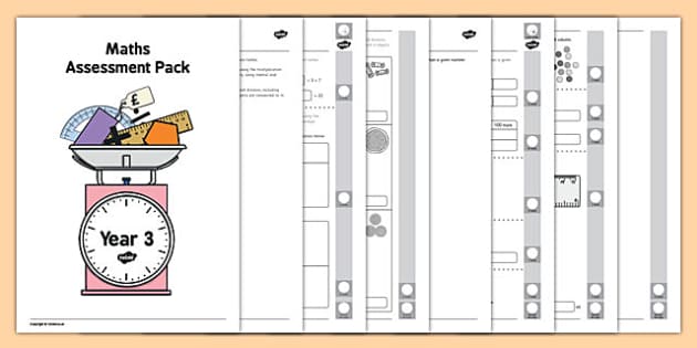 Year 3 Maths Assessment Pack Term 1 Teacher Made