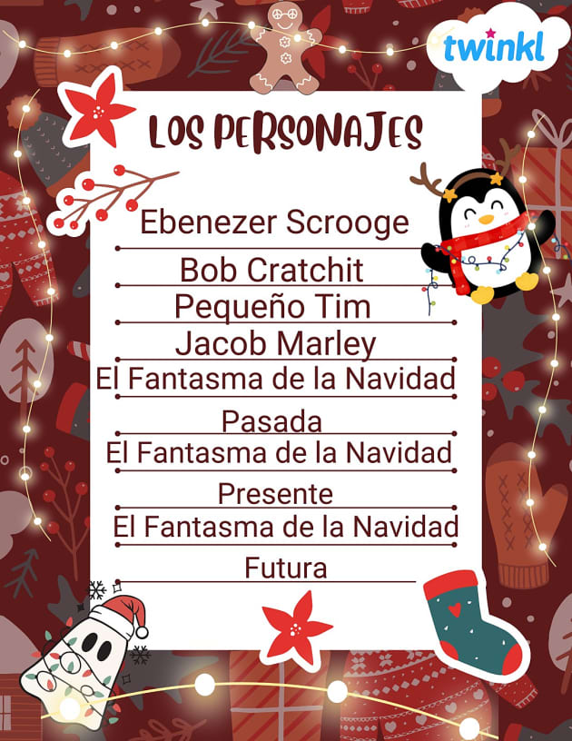 Un Cuento De Navidad Charles Dickens Twinkl