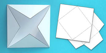 Interactive Notebook Square Flaps - square, interactive, notebook