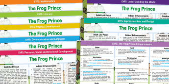 The Frog Prince EYFS Lesson Plan and Enhancement Ideas - planning, story book, lesson ideas