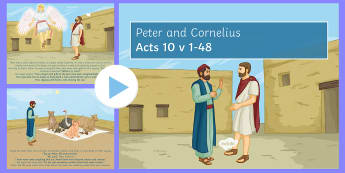 Peter and Cornelius PowerPoint - Northern Ireland, Curriculum, RE, Reconciliation, Sectarianism, Peter, Cornelius, Gentiles, Jews 