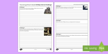 Britain's Seaside: Whitby Activity Sheet  - Coasts, management, erosion, transportation, deposition, waves, tourism. worksheet