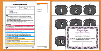 EYFS Magic Potion Counting Finger Gym Plan and Resource Pack