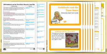 Goldilocks and the Three Bears Discovery Sack - goldilocks, sack