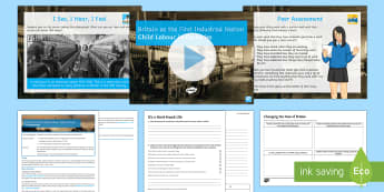 Industrial Revolution - Child Labour in Factories Lesson Pack  - Cotton Mills, Victorian, Georgian, Factory Act 1833, Diary.