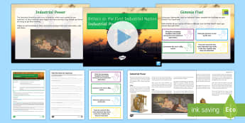 Industrial Revolution - Industrial Power Lesson Pack - Steam Power, Railways, Victorians, Water Power, Coal, Mining, Innovation, Inventions