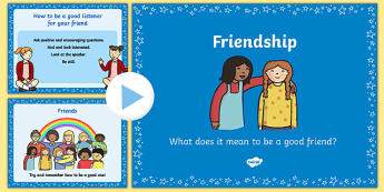 Friendship and What it Means PowerPoint - powerpoint, friendship, friendship powerpoint, friendship and what it means, relationships, good friend, friend, psed early years, fair, fairness