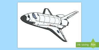 Space Shuttle Cut-Out - Reach For The Stars, space, picture, display