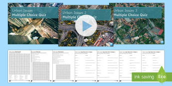 Urban Issues and Challenges Glossary Pack Activity Pack - Urban Issues and Challenges AQA GCSE