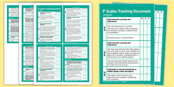 P Scales Tracking  English Pocket Book
