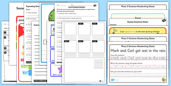 Teaching Assistant Sentence Structure Resource Pack - assistant
