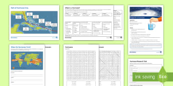 Hurricanes Resource Pack - irma, weather, tropical storm, cyclone, typhoon, current events