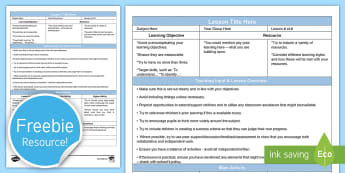  Guided Secondary Lesson Plan Template Editable Proforma - secondary lesson plan, NQT, interview lesson, planning template, lesson plan