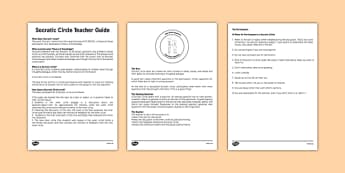 Socratic Circle Teacher Guide - socratic questioning, questioning, discussion, philosophy