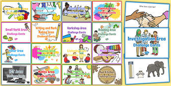 Continuous Provision Challenge Card Resource Pack - challenge