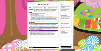 Messy Play Dough EYFS Planning to Support Teaching on Charlie's Chocolate Factory