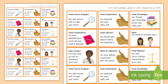 Time-Saving History Praise Stickers - Praise, Stickers, Time-Saving, Presentation, Source Analysis, Explanation, Balance, Inference