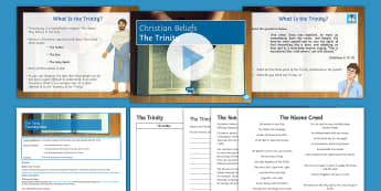 The Holy Trinity Lesson Pack - Christian; God; Trinity; Jesus; Son of God; Holy Spirit; God the Father