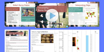 KS3 Burns Night Geography Lesson Pack