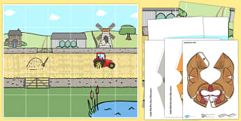 Little Red Hen Bee Bot Resource Pack - little red hen, bee bot, pack