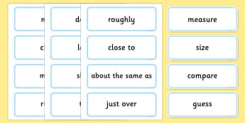 Maths Measures Shape and Space Word Cards - maths measures, shape and space, word cards, shape and space word cards, maths word cards, word cards