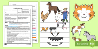 EYFS Comparing the Number of Farm Animals Adult Input Plan and Resource Pack - Mathematics, Numbers, Counting, Compare, More, Less, Fewer, Same, Amount, Farm, Animals, Early Years