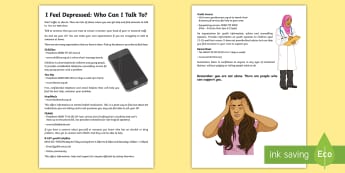 Who Can I Talk to? Depression Parent Guidance and Support - Key Stage 4 Mental Health