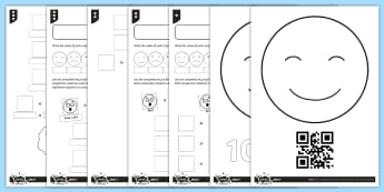 Order and Compare Numbers Beyond 1000 Moji Maths Activity - emoji, number hunt, ICT in maths, comparison symbols, comparison signs, greater than, more than, les