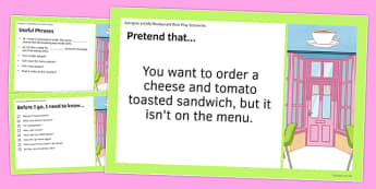 Going to a Cafe/Restaurant Scenarios and Social Scripts