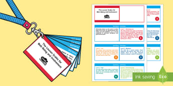 Lanyard-Sized Leuven Scales for Well-Being and Involvement Cards - EYFS Assessment Resources, Leuven scales, lueven, leuvan, lanyard, key fob, key ring, assessment, ob