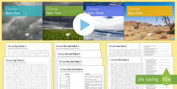 Climate Edexcel GCSE Activity Pack - Climate, GCSE, Geography, keywords, revision, Hazardous Earth, Edexcel