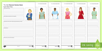 The Help Character Revision Sheets Lesson Pack