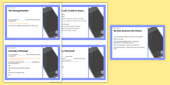 Making a Phone Call Social Scripts