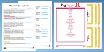 EYFS Superheroes Discovery Sack - superheroes, EYFS, discovery