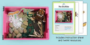 The Gruffalo Sensory Tray Printable Resource Pack - gruffalo