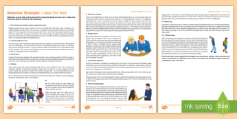 Behaviour Management Strategies for Secondary Students - behaviour, behavioural, secondary, classroom management, top tips, strategies, students.