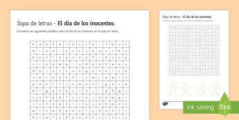 Lower Ability April Fools' Day Differentiated Word Search Spanish - April, fools, day, lower, ability, worksheet, activity, sheet, word, search, culture, Spain, festivi