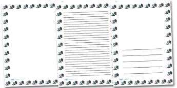 Computer Portrait Page Borders- Portrait Page Borders - Page border, border, writing template, writing aid, writing frame, a4 border, template, templates, landscape