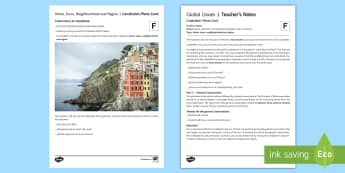 Home, Town, Neighbourhood and Region 2 Foundation Tier Photo Card Activity - Spanish, speaking, practice, oral, photo, card, picture, illustration, practice, revision, skills,  