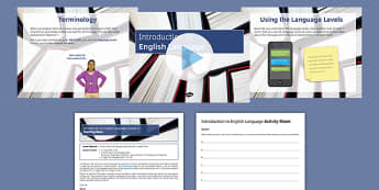 Introduction to English Language Lesson 2 Lesson Pack