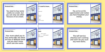 Going to the Supermarket Scenarios and Social Scripts