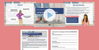 Introduction to Language and Gender Lesson 1 Lesson Pack