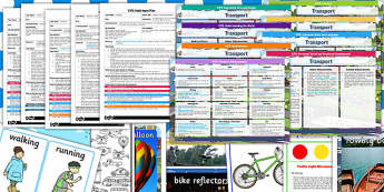 EYFS Transport Themed Bumper Planning Pack - transport, pack