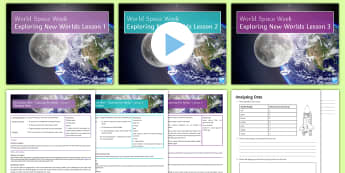 World Space Week 4th - 10th October 2017: Making Rockets Lesson Pack - world, space, week, 3 lessons, rockets, water, testing, designing