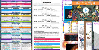 EYFS Bonfire Night Bumper Planning Pack - eyfs, bonfire night, bumper, planning, pack