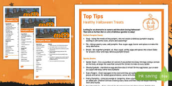 Healthy Halloween Treats Top Tips