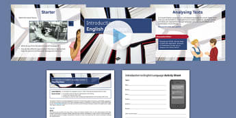 Introduction to English Language Lesson 1 Lesson Pack